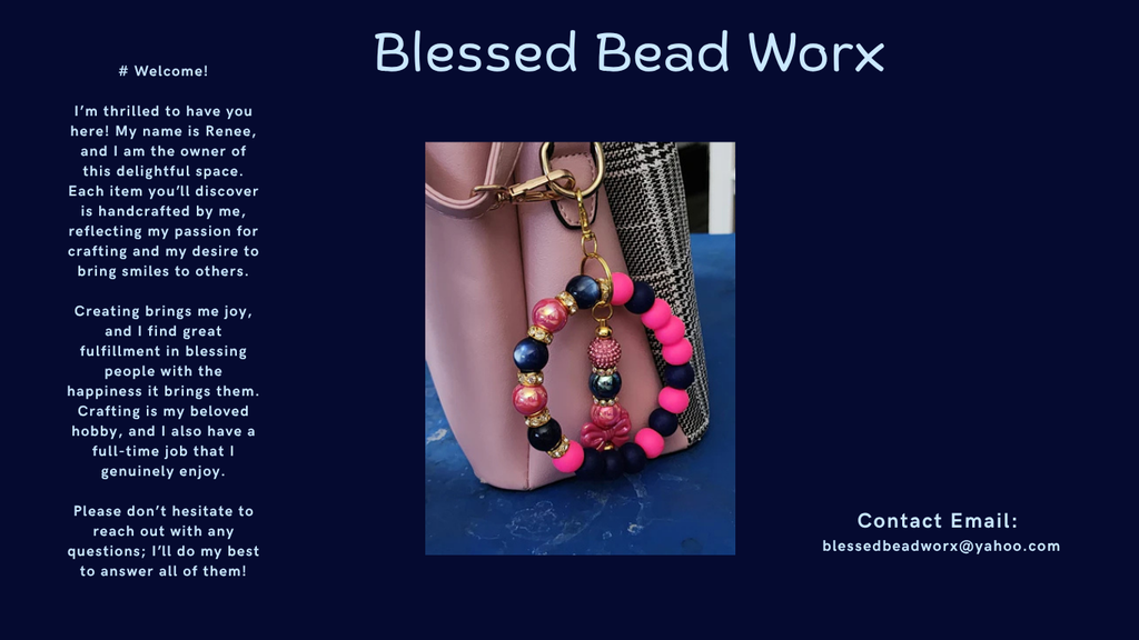 Beaded Wristlet Keychain Combo - Premium Handcrafted Set