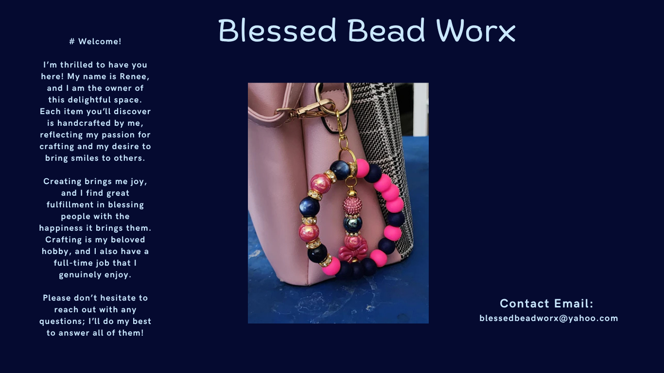 Beaded Wristlet Keychain Combo - Premium Handcrafted Set