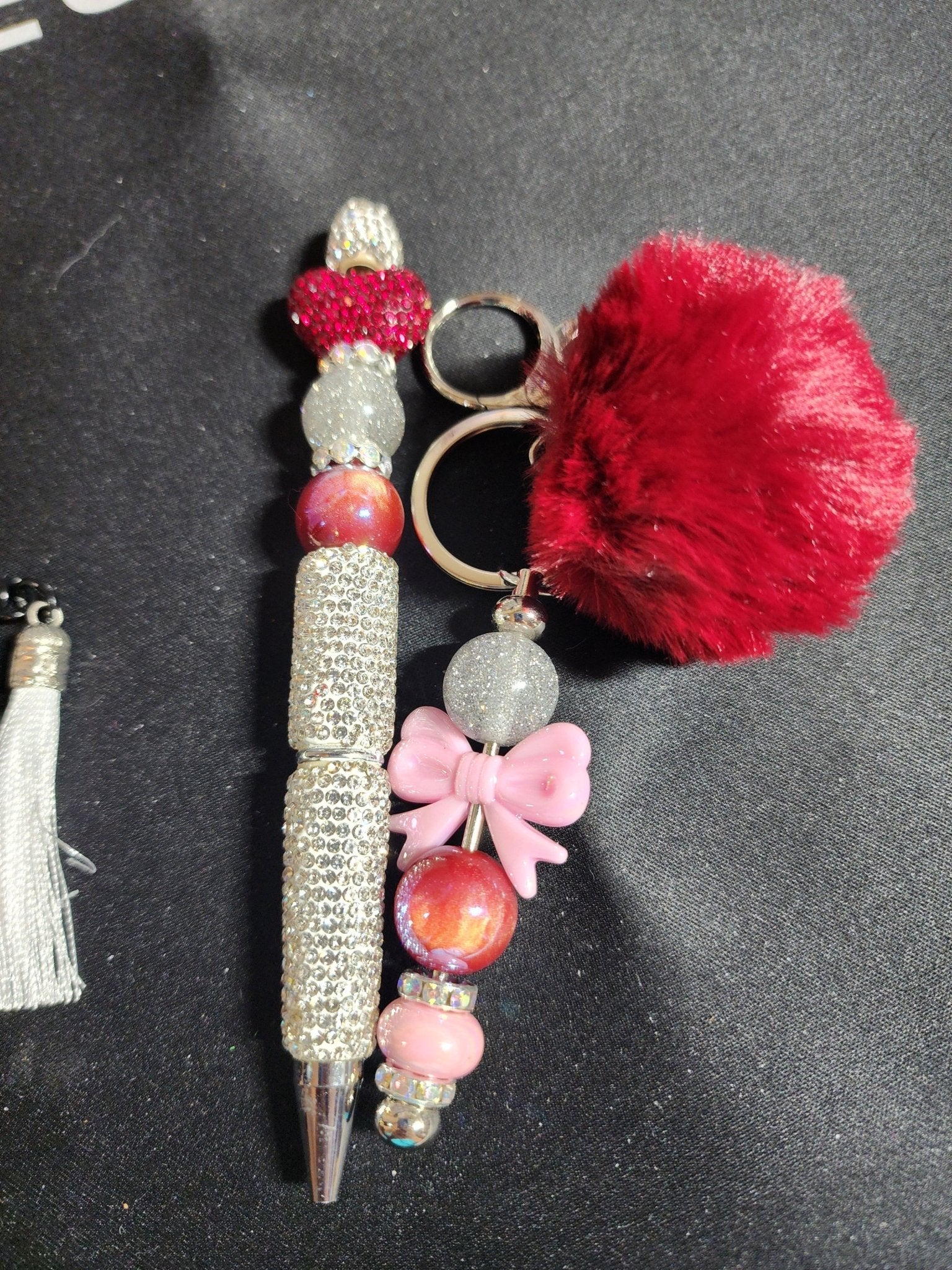 Customizable Keychain and pen set - Blessed Bead worx
