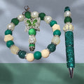 Lucky green wristlet combo
